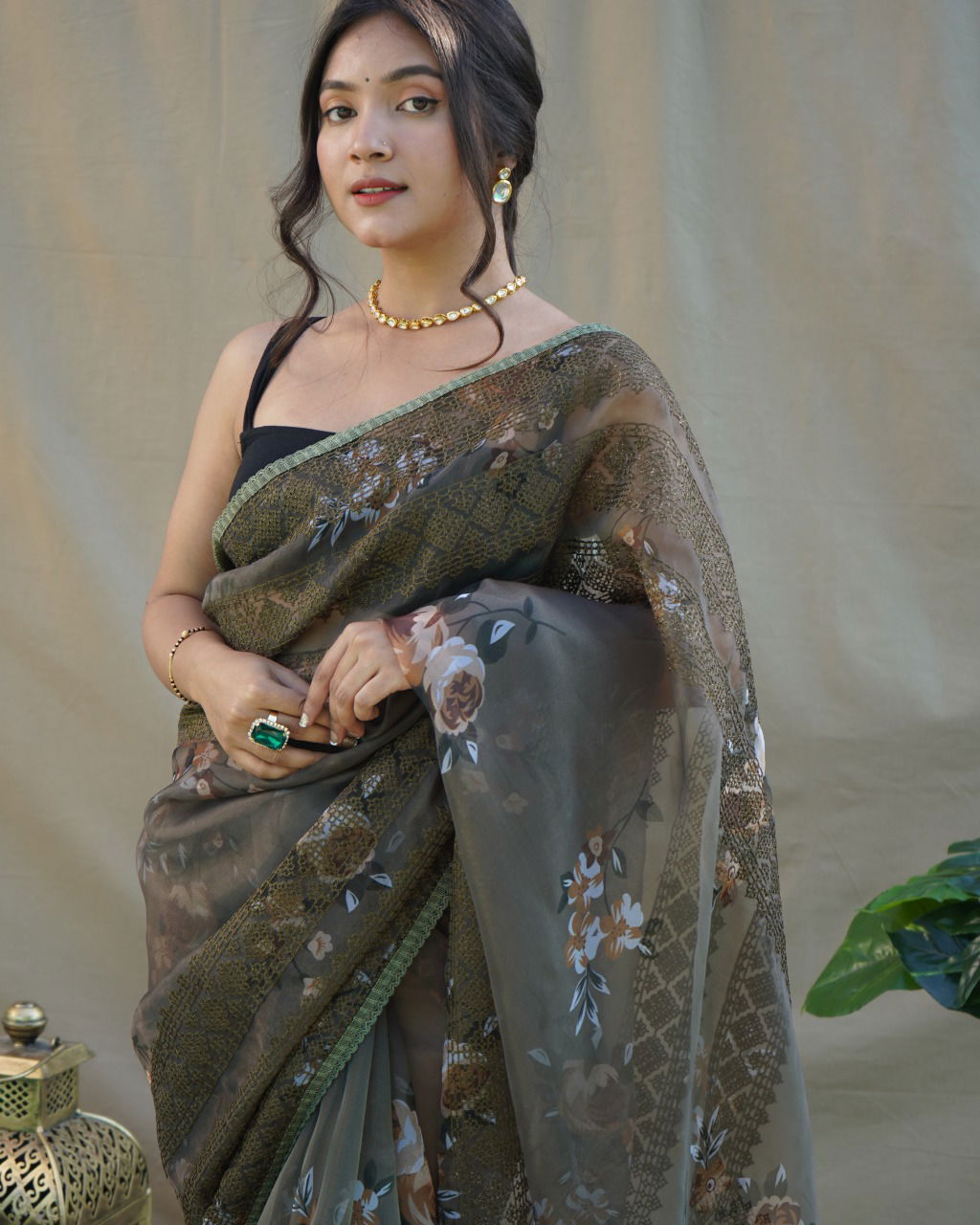 Nitya 1 New Designer Party Wear Organza Latest Saree Collection